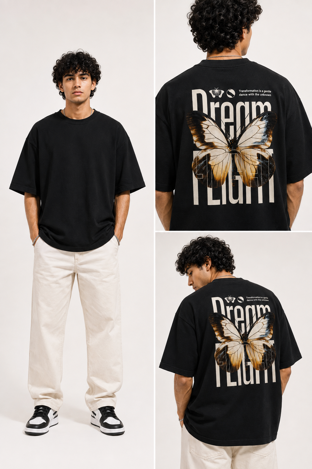 Born to Transform Terry Oversized Tee
