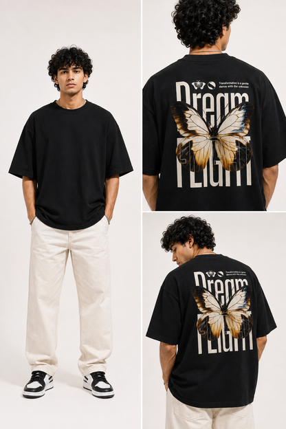 Born to Transform Terry Oversized Tee