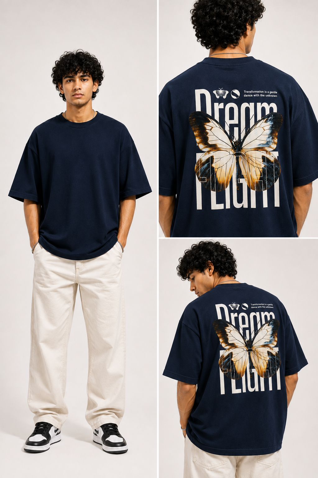 Born to Transform Terry Oversized Tee