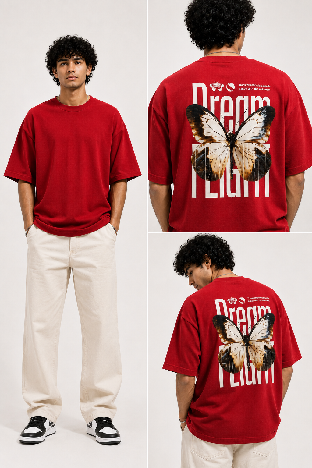 Born to Transform Terry Oversized Tee
