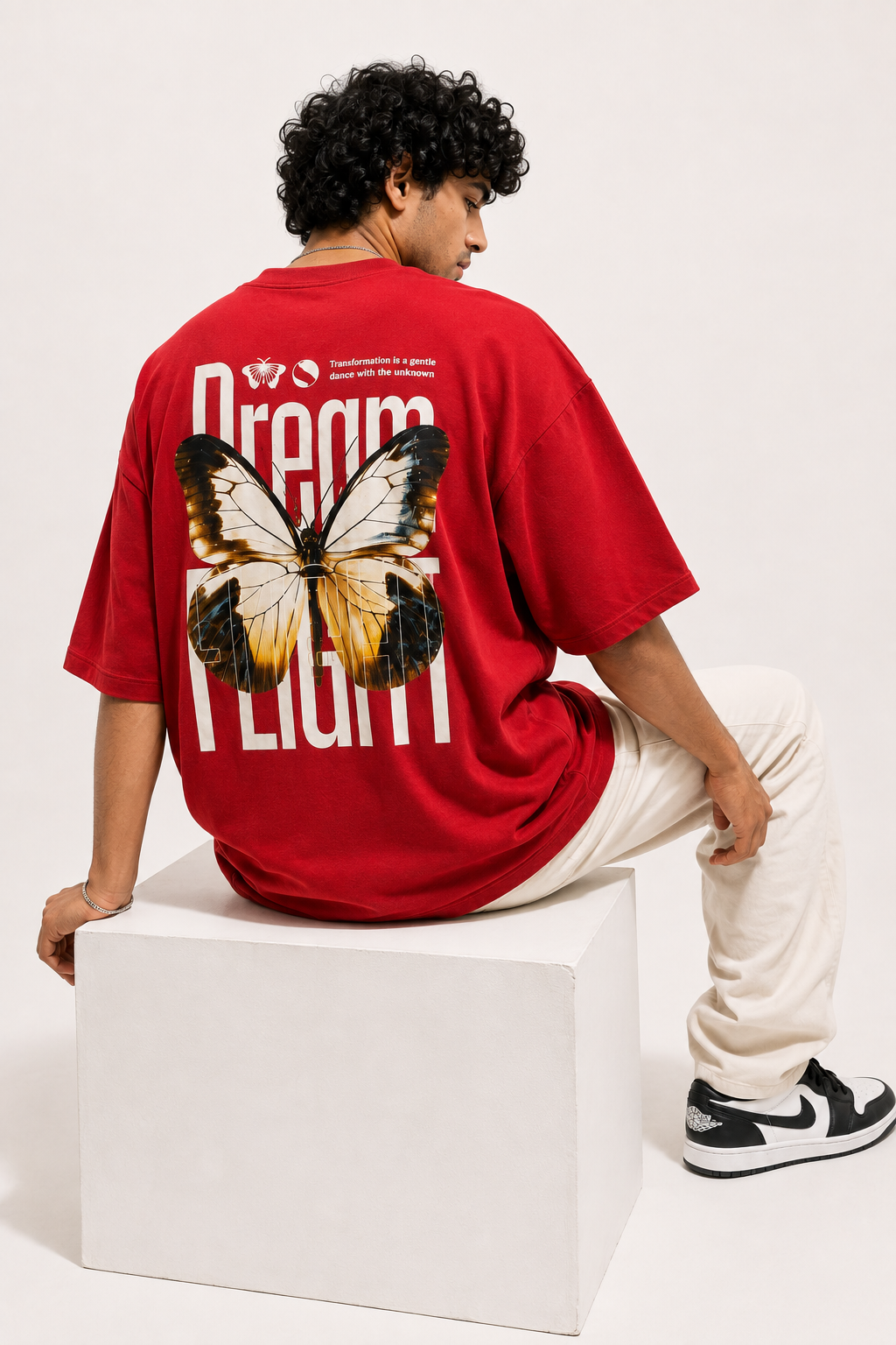 Born to Transform Terry Oversized Tee