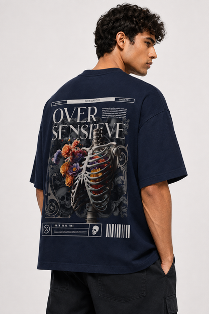 OVER SENSITIVE — Mortem Bloom Oversized T-Shirt
