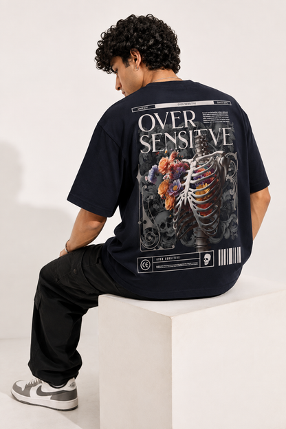 OVER SENSITIVE — Mortem Bloom Oversized T-Shirt
