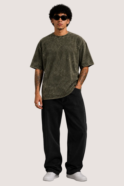 Void Runner Acid Wash Tee