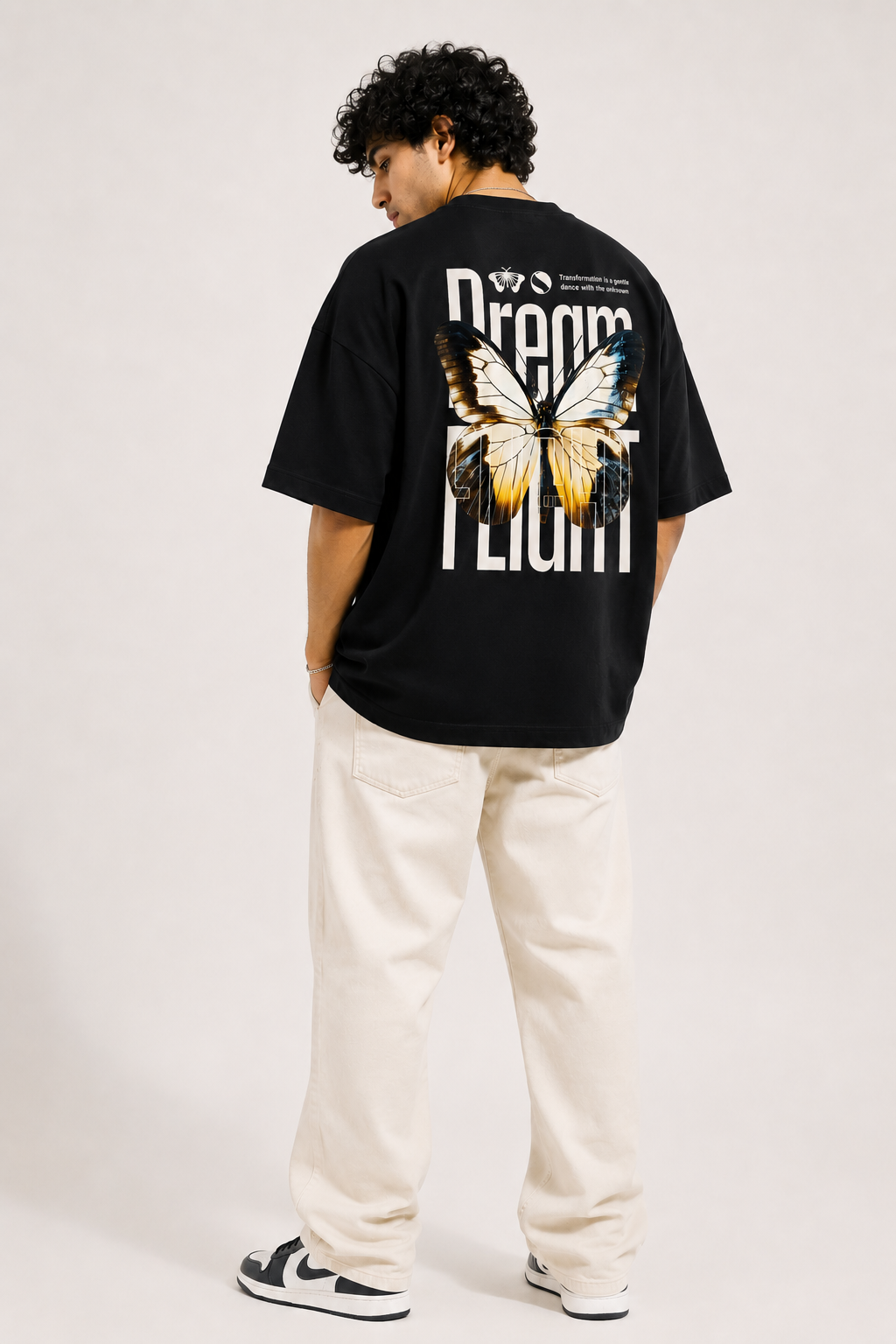Born to Transform Terry Oversized Tee