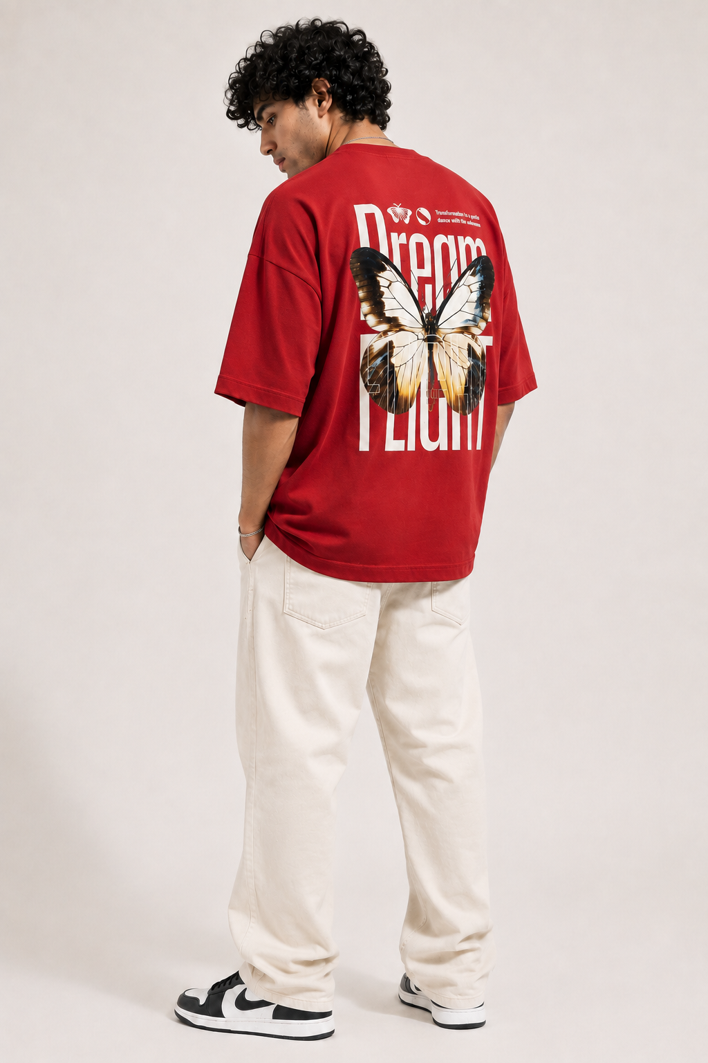Born to Transform Terry Oversized Tee