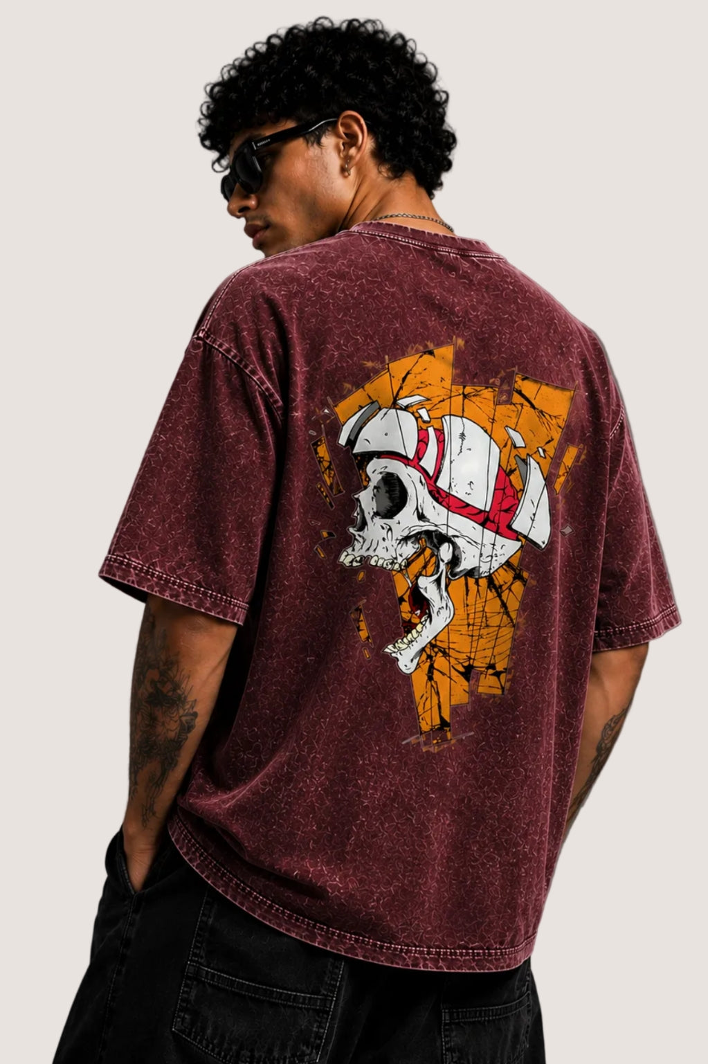 Void Runner Acid Wash Tee